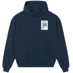 Kevin Durant 35 hoodie – navy men's hoodie featuring the Kevin Durant 35 Players Couture logo