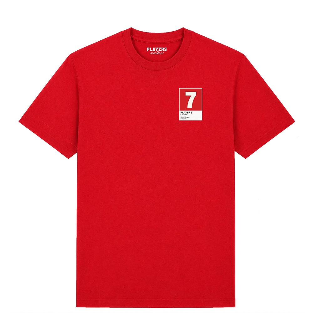 Kevin Keegan Liverpool 7 Football Shirt Frame Men's T-Shirt – red