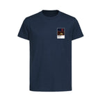 Kevin Keegan Liverpool Icons in Lights Frame Kids T-Shirt in Navy