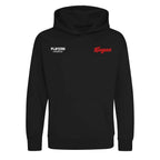 Kevin Keegan hoodie – black kids' hoodie featuring the Kevin Keegan Players Couture logo
