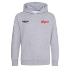 Kevin Keegan hoodie – grey kids' hoodie featuring the Kevin Keegan Players Couture logo