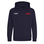 Kevin Keegan hoodie – navy kids' hoodie featuring the Kevin Keegan Players Couture logo