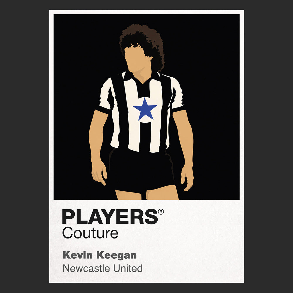 Kevin Keegan Newcastle United Icon Frame — Black