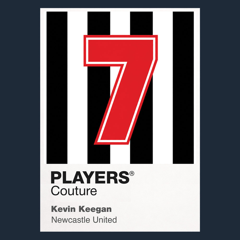 Kevin Keegan Newcastle United 7 Football Shirt Frame Men's Hoodie