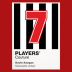 Kevin Keegan Newcastle United 7 Football Shirt Frame Men's Hoodie