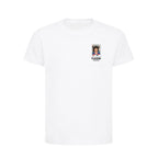 Kevin Keegan World Cup Sticker Kids T-Shirt – kevin keegan sticker kids white tshirt Players Couture design
