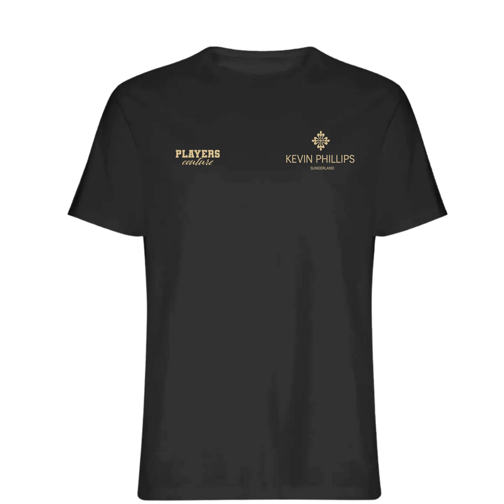 Kevin Phillips Logo Players Couture Mens T-Shirt Black