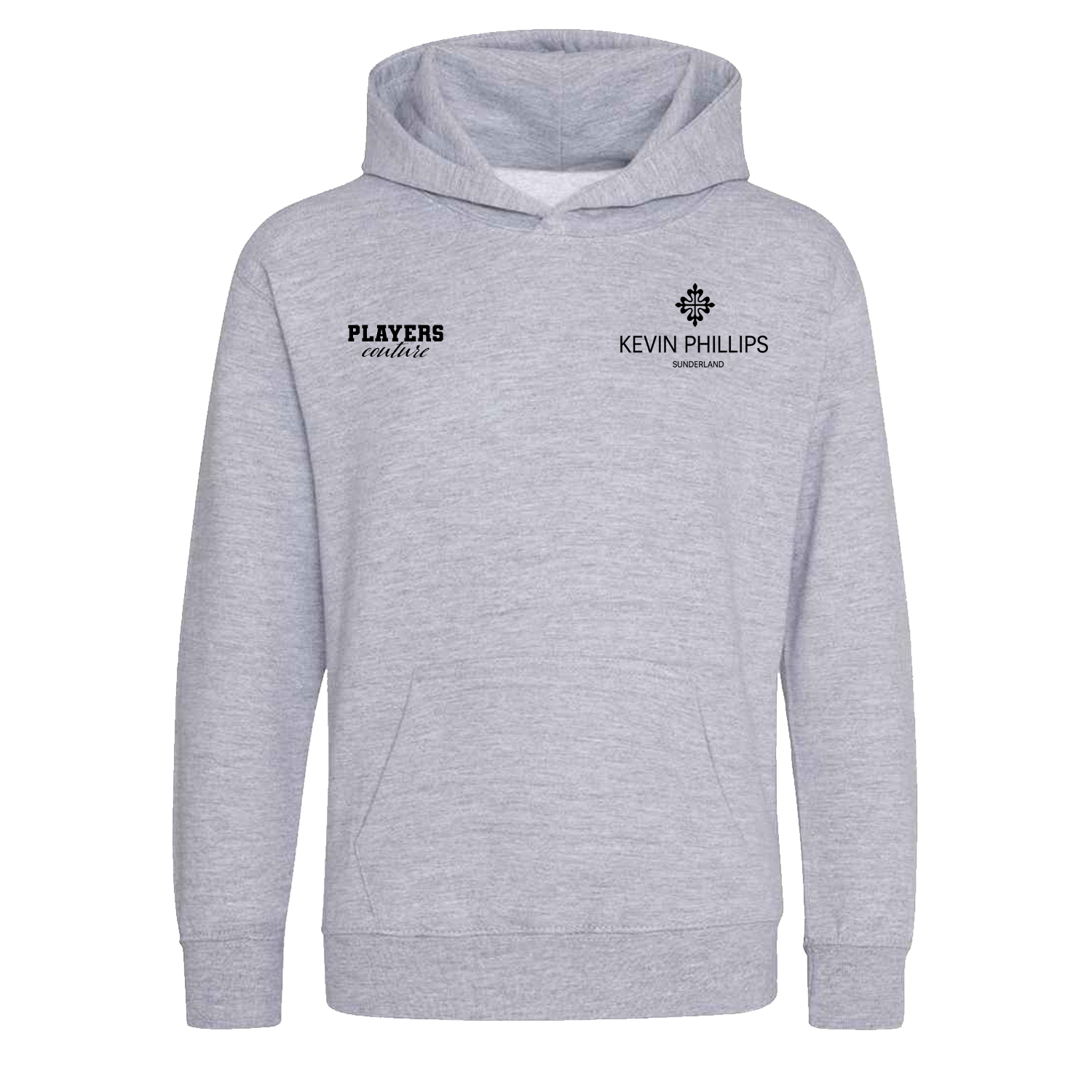 Kevin Phillips Logo Players Couture Kids Hoodie Gray