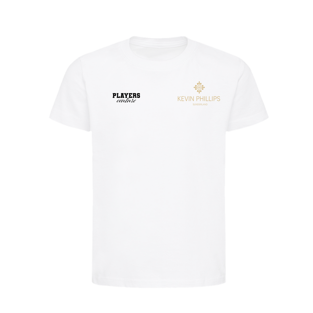 Kevin Phillips Logo Players Couture Kids T-Shirt White