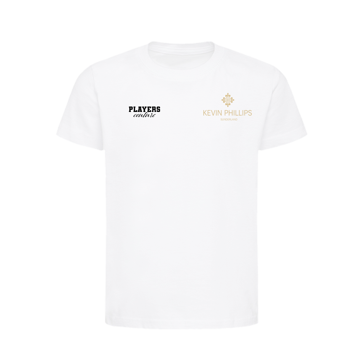 Kevin Phillips Logo Players Couture Kids T-Shirt White