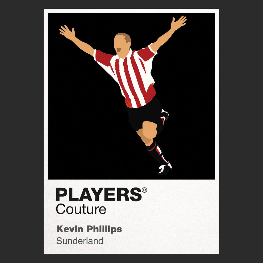 Kevin Phillips Sunderland Icon Frame Men's Hoodie — Black Artwork