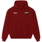 Kevin Schade hoodie – red men's hoodie featuring the Kevin Schade Players Couture logo