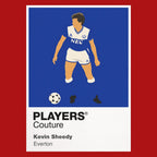 Kevin Sheedy Everton Men's Hoodie - Red