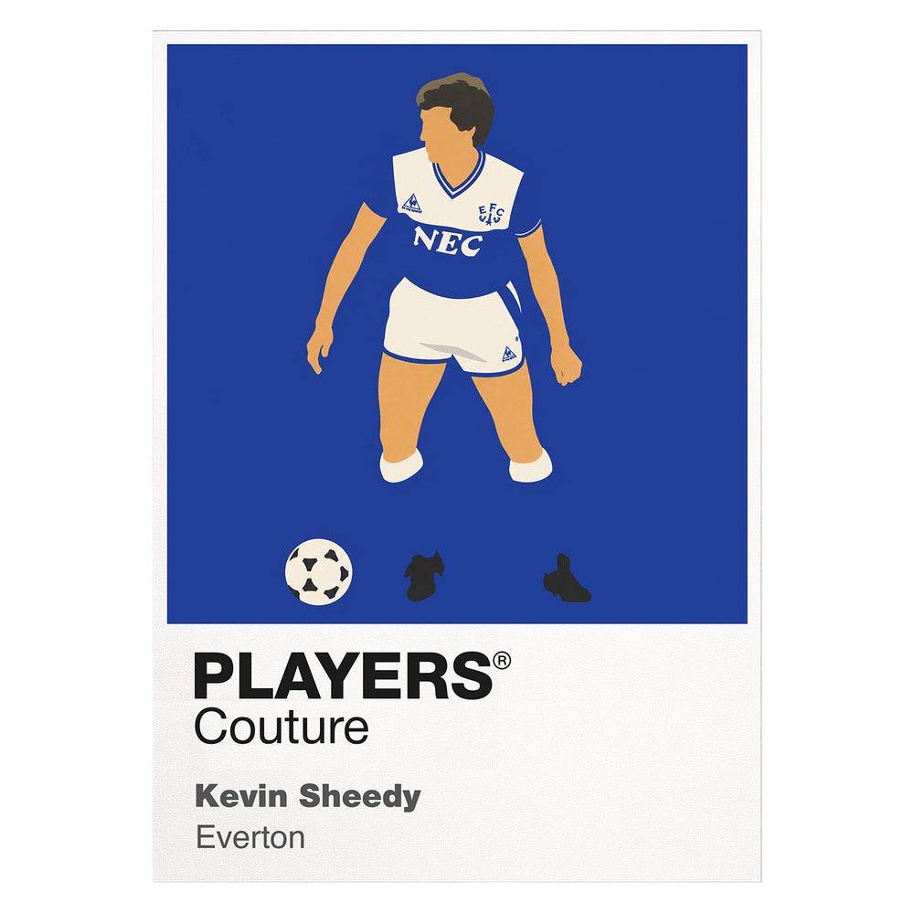 Kevin Sheedy Everton Men's T-Shirt - White