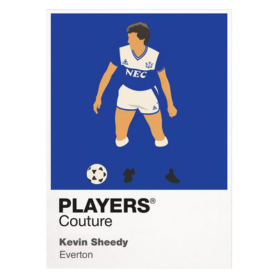Kevin Sheedy Everton Men's T-Shirt - White