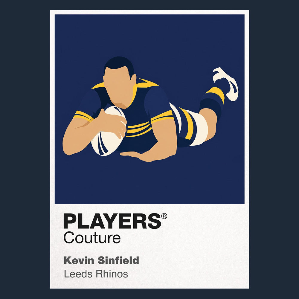 Kevin Sinfield Leeds Rhinos rugby league T-shirt navy