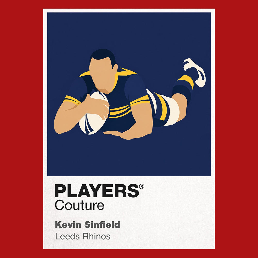 Kevin Sinfield Leeds Rhinos rugby league T-shirt red