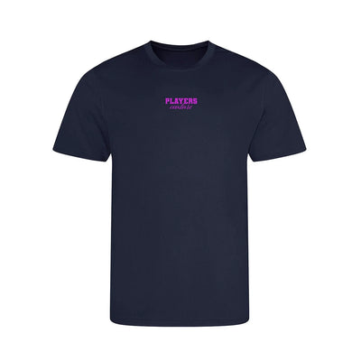 Custom Create Your t-shirt – white kids' t-shirt with black Custom Create Your letters and Players Couture logo on the chest
