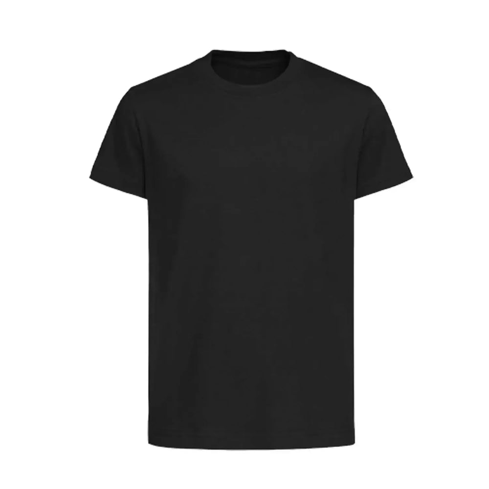 Custom Name t-shirt – black kids' t-shirt with white Custom Name letters and Players Couture logo on the chest