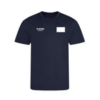 Custom Upload Your Logo Kids T-Shirt – close-up detail shot of the Custom Upload Your Players Couture logo design