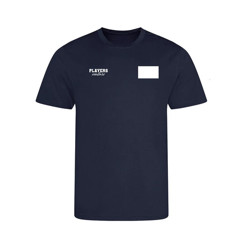 Custom Upload Your Logo Kids T-Shirt – close-up detail shot of the Custom Upload Your Players Couture logo design
