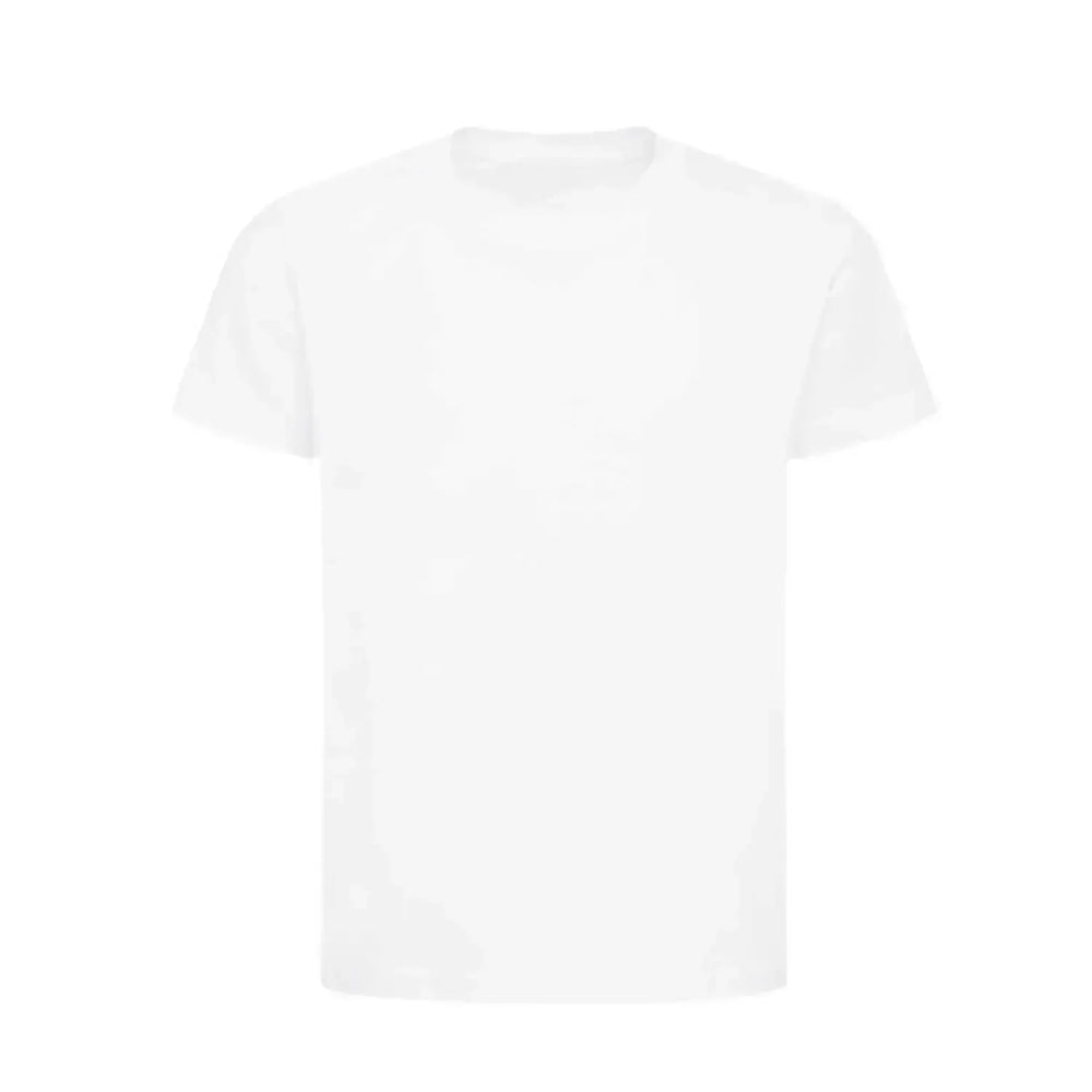 Custom Name t-shirt – white kids' t-shirt with black Custom Name letters and Players Couture logo on the chest