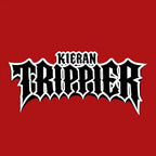 Kieran Trippier Logo Men's T-Shirt – red close-up detail shot of the Kieran Trippier Players Couture logo design