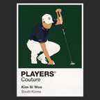 Kim Si Woo Golf Icon Frame Men's Polo Shirt