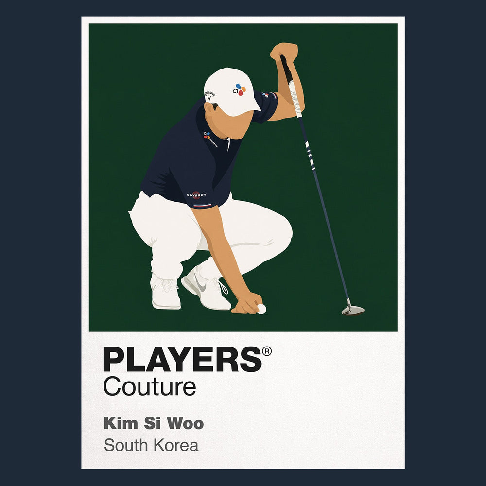 Kim Si Woo Golf Icon Frame Men's Polo Shirt