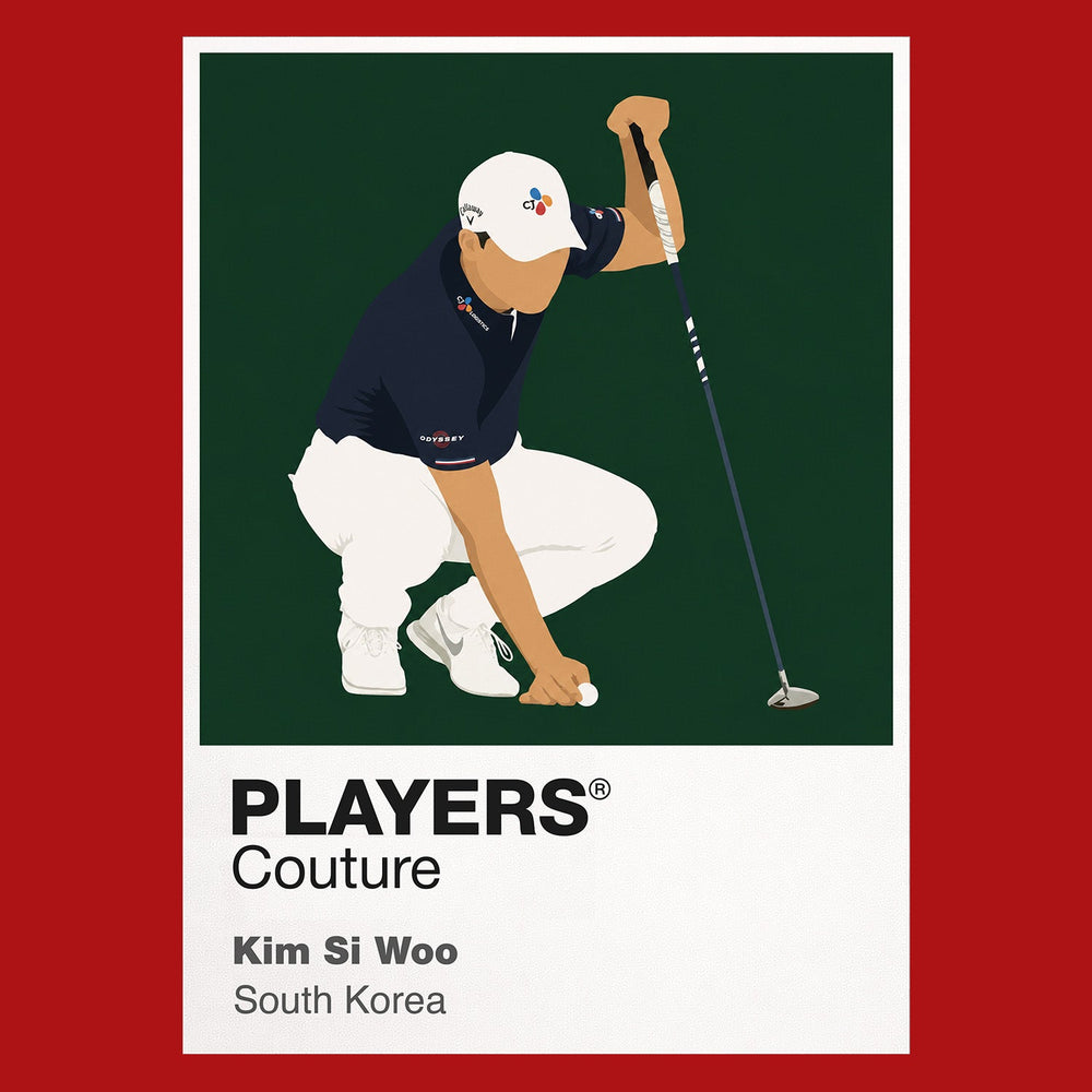 Kim Si Woo Golf Icon Frame Men's Polo Shirt