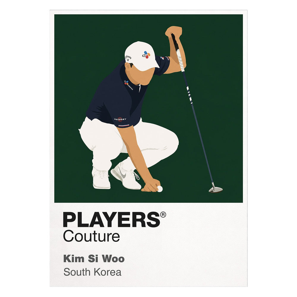 Kim Si Woo Golf Icon Frame Men's Polo Shirt