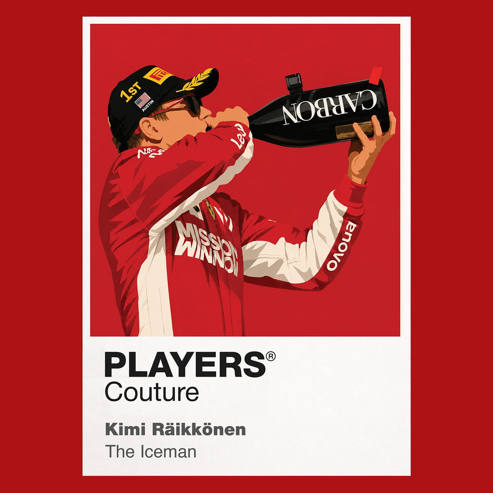 Kimi Räikkönen Iceman Formula 1 T-shirt – red view