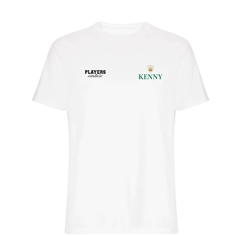 King Kenny Logo Players Couture Men's T-Shirt White