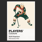 Kirill Kaprizov Wild Ice Hockey Icon Frame Men's T-Shirt – image 9