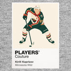 Kirill Kaprizov Wild Ice Hockey Icon Frame Men's T-Shirt – image 7