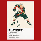 Kirill Kaprizov Wild Ice Hockey Icon Frame Men's Hoodie – image 7