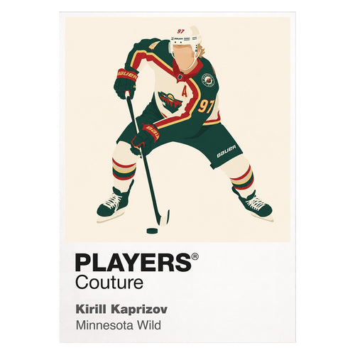 Kirill Kaprizov Wild Ice Hockey Icon Frame Men's T-Shirt – image 1