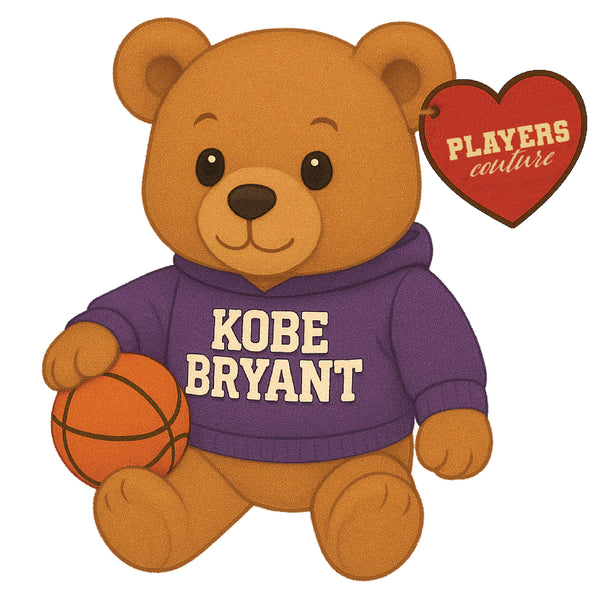 Kobe Bryant Bear Logo Players Couture Men's Casual Hoodie