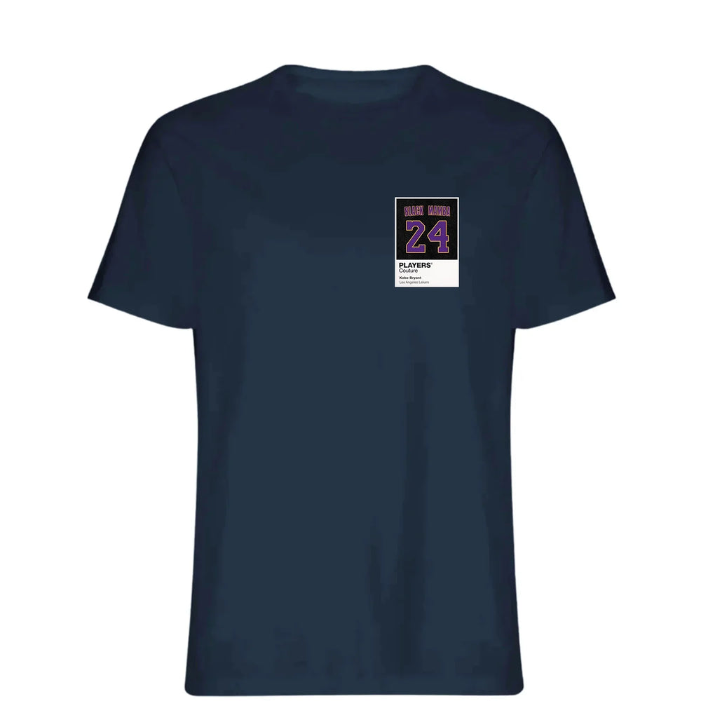 Kobe Bryant 24 Black Mamba t-shirt – black men's t-shirt featuring the Kobe Bryant 24 Black Mamba Players Couture logo