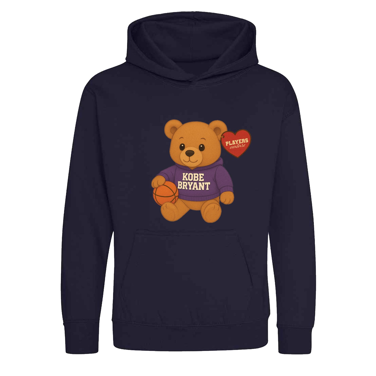 Kobe Bryant Bear Logo Players Couture Kids Hoodie