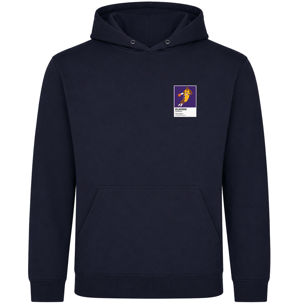 Kobe Bryant Lakers 24 Basketball Icon Frame Men's Hoodie - Navy