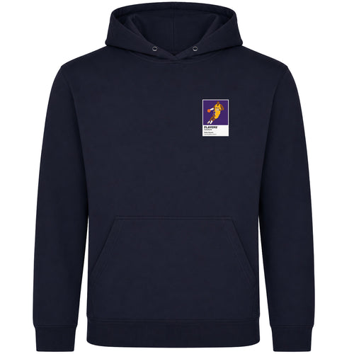 Kobe Bryant Lakers 24 Basketball Icon Frame Men's Hoodie - Navy