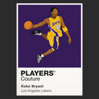 Kobe Bryant Lakers 8 Basketball Icon Frame Men's T-Shirt