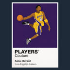 Kobe Bryant Lakers 8 Basketball Icon Frame Men's T-Shirt
