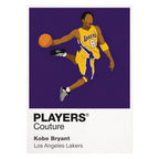 Kobe Bryant Lakers 8 Basketball Icon Frame Men's T-Shirt