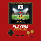 Korea Republic World Cup 8-Bit Men's Hoodie retro gaming football design by Players Couture