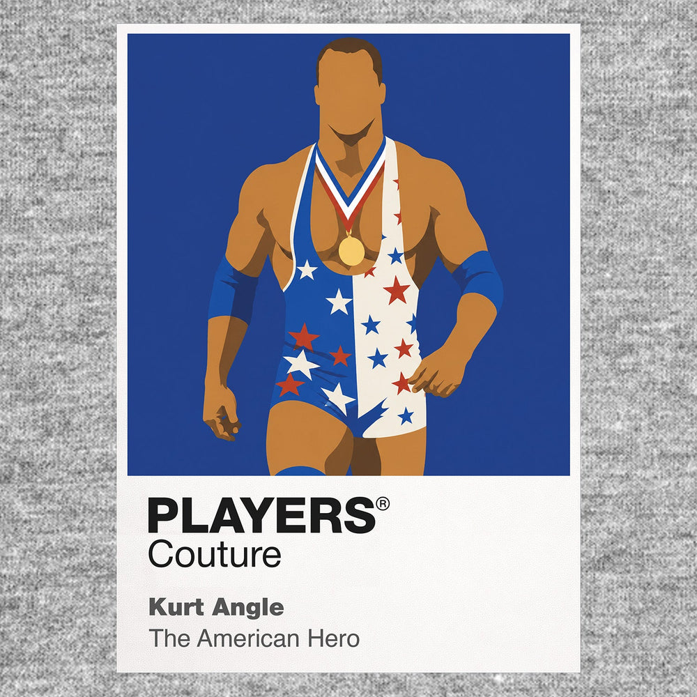 Kurt Angle Wrestling Icon Frame Men's T-Shirt