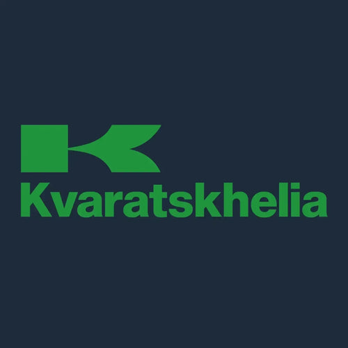 Khvicha Kvaratskhelia Logo Men's T-Shirt – navy close-up detail shot of the Khvicha Kvaratskhelia Players Couture logo design