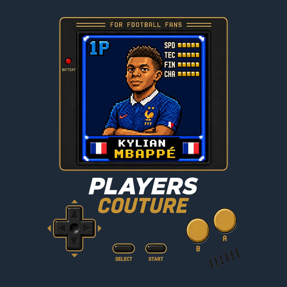 Kylian Mbappe Icon 8-Bit Men's Hoodie - image 7