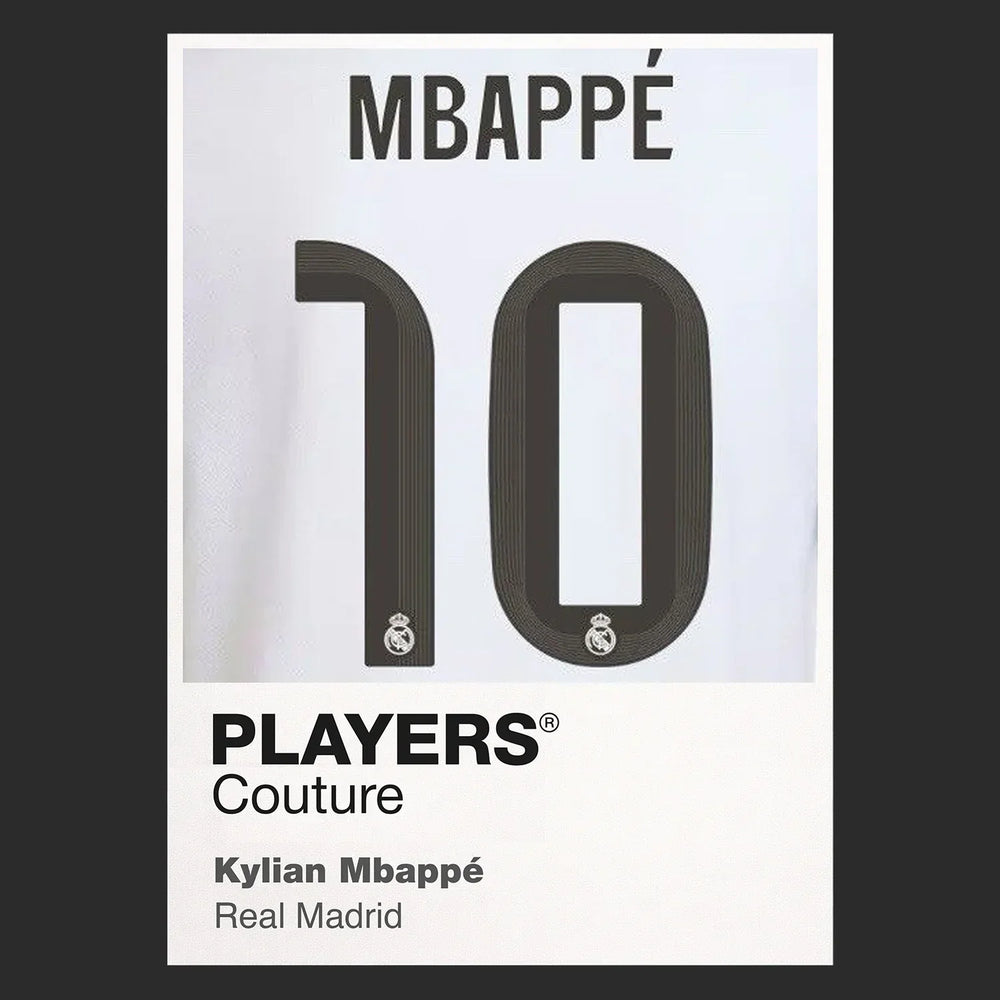 Kylian Mbappe 10 Football Shirt Frame Men's Hoodie – black close-up detail shot of the Kylian Mbappe 10 Football Players